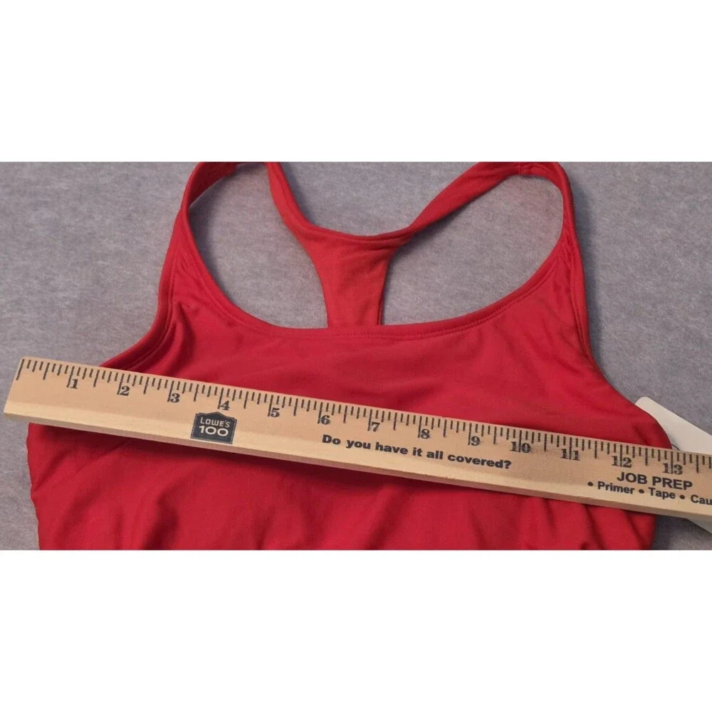 Body Glove Women's Red One Piece Swimsuit Racerback Athletic Swimwear NWT